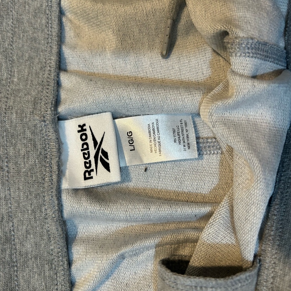 Reebok Heather Gray Workout Shorts - Picture 3 of 4